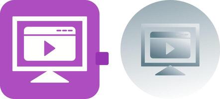 Streaming Icon Design vector