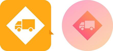 Dangerous Vehicle Icon Design vector