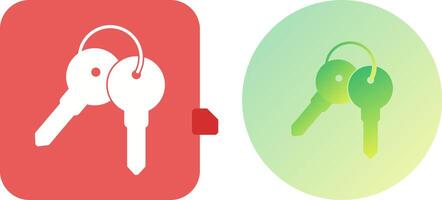 Keys Icon Design vector