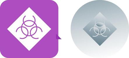 Biological Hazard Icon Design vector