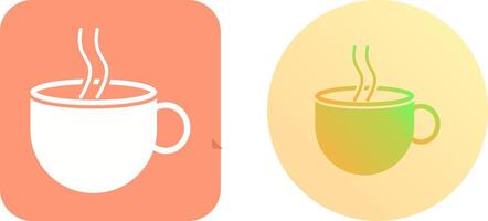 Hot Coffee Icon Design vector