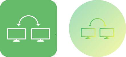 Unique Connected Systems Icon Design vector