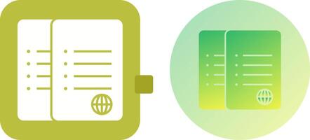 Unique Network Files Icon Design vector
