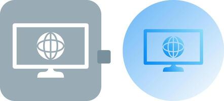 Unique Intranet Icon Design vector