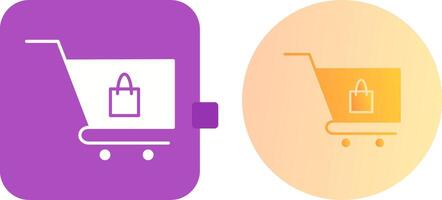 Unique Cart Icon Design vector