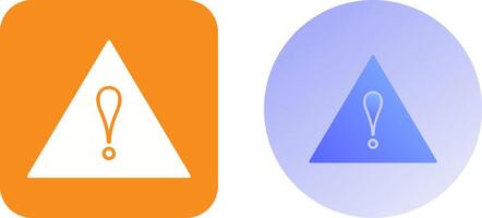 Unique Alert Icon Design vector