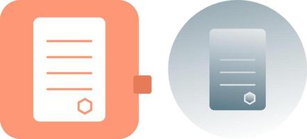 Unique Reports Icon Design vector