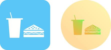Unique Lunch Icon Design vector