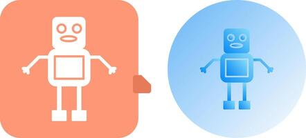 Unique Robot Icon Design vector