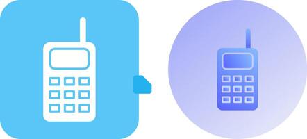 Unique Walkie Talkie Icon Design vector