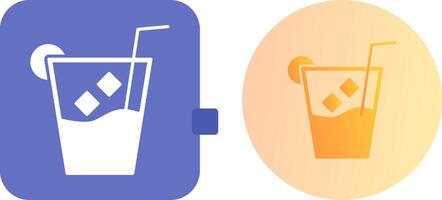 Unique Whiskey Sour Icon Design vector