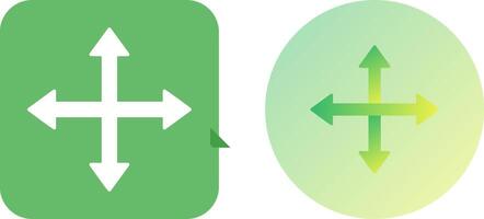 Unique Move Icon Design vector