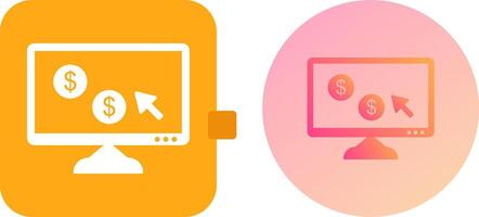 Unique Pay Per Click Icon Design vector
