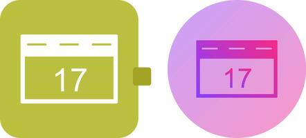 Unique Event Management Icon Design vector
