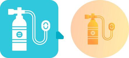 Oxygen Tank Icon Design vector