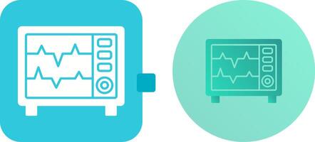 Heart Rate Monitor Icon Design vector