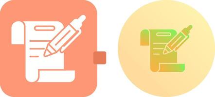 Contract Icon Design vector