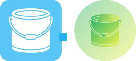 Paint Bucket Icon Design vector