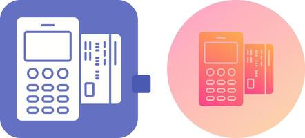 Card Machine Icon Design vector