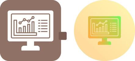 Graph Icon Design vector