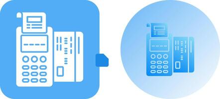 Pos Terminal Icon Design vector