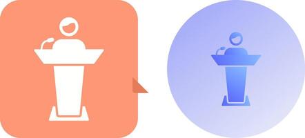 Elected Candidate Icon Design vector