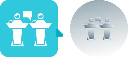 Debate Icon Design vector