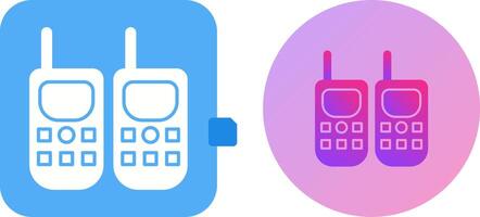 Walkie Talkie Icon Design vector