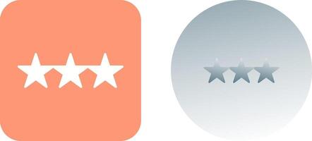 diseño de icono de estrellas vector