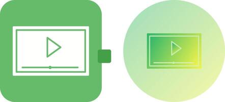 Screening Icon Design vector