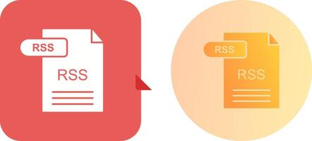 RSS Icon Design vector