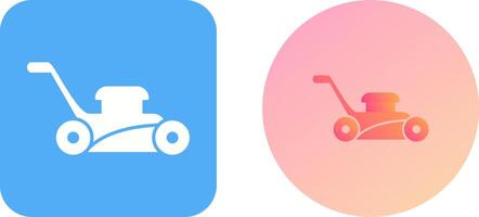 Lawn Mower Icon Design vector