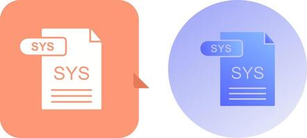 SYS Icon Design vector