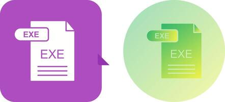EXE Icon Design vector