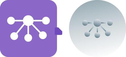Nodes Icon Design vector