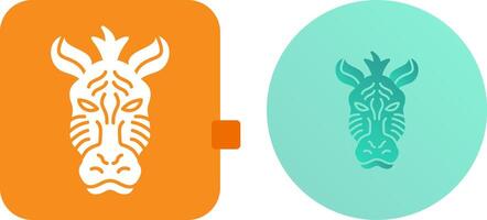 Zebra Icon Design vector