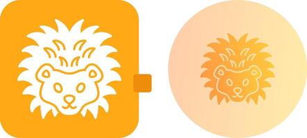Hedgehog Icon Design vector