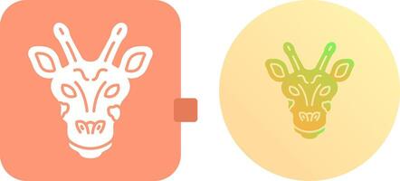 Giraffe Icon Design vector