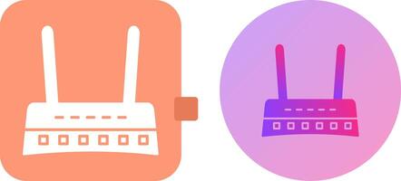 Router Icon Design vector