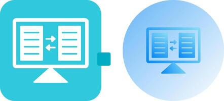 File Sharing Icon Design vector