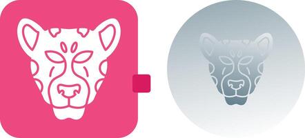 leopardo icono diseño vector