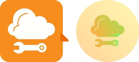 Cloud Computing Icon Design vector