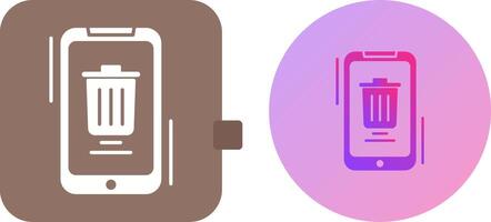 Delete Icon Design vector