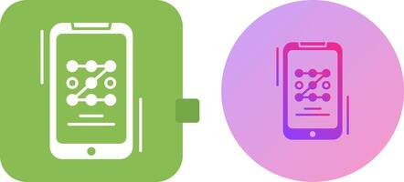 Pattern Code Icon Design vector
