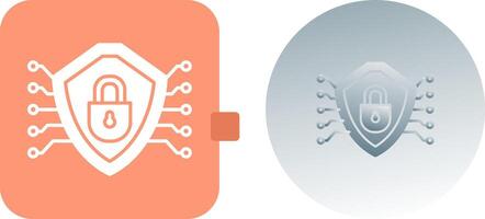 Cyber Security Icon Design vector