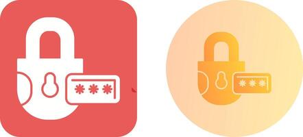 Lock Icon Design vector