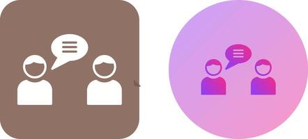 Chatting Icon Design vector