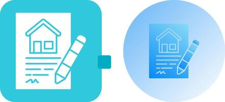 Contract Icon Design vector