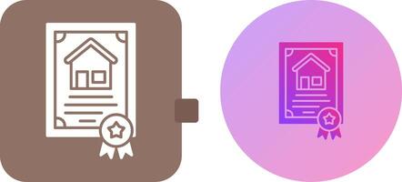 Certificate Icon Design vector