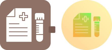 Blood Test Icon Design vector